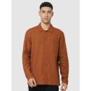Rust Classic Regular Fit Casual Shirt (CASHACKET)
