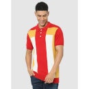 Red Color Regular Fit Block T-Shirt (Various Sizes)