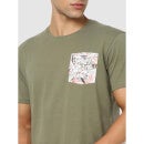 Olive Applique Regular Fit T-Shirt (Various Sizes)