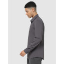 Charcoal Classic Casual Long Sleeve Collar Regular Fit Shirt (MASANTAL)