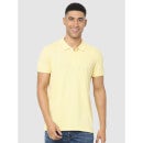 Yellow Solid Regular Fit T-Shirt (Various Sizes)