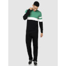 Black and White Colourblocked Pullover Sweater (CEBOX)