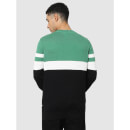 Black Color Regular Fit Block Sweater (Various Sizes)
