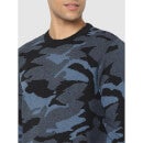 Navy Camouflage Regular Fit Sweater (Various Sizes)