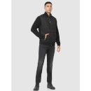 Black Solid Regular Fit Jacket (Various Sizes)