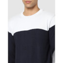 Navy Color Regular Fit Block Sweater (Various Sizes)