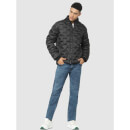 Black Quilted Regular Fit Padded Jacket (CUACTIVE)