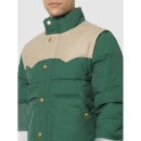 Green Color Regular Fit Block Jacket (Various Sizes)