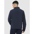 Navy Blue Solid Tailored Jacket (CUPRADO)