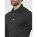 Black Solid Regular Fit Shirt (Various Sizes)