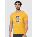 Yellow Graphic Print Regular Fit T-Shirt (Various Sizes)