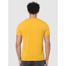 Yellow Graphic Print Regular Fit T-Shirt (Various Sizes)