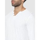 White V-Neck T-shirt (CEABELONGIN)