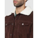 Brown Pin-Dot Regular Fit Jacket (Various Sizes)