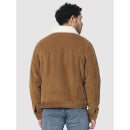Brown Solid Regular Fit Jacket (Various Sizes)