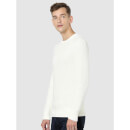 Off White Striped Pullover Sweater (CEROND)