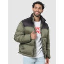 Olive Quilted Regular Fit Jacket (Various Sizes)