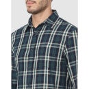 Men's Teal Checks Shirt (Various Sizes)