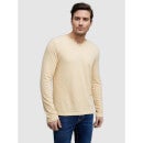 Men's Cream Solid T-Shirts (Various Sizes)