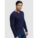 Men's Navy Blue Solid T-Shirts (Various Sizes)