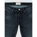 Navy Blue Light Fade Stretchable Jeans (BOANKLE)