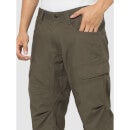 Olive Green Solid Regular Fit Cargo Shorts (BOCOURTEBM)