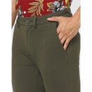 Olive Solid Regular Fit Trousers (Various Sizes)