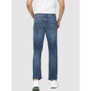 Blue Regular Fit Light Fade Stretchable Jeans (COSOFT)