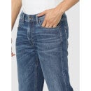 Blue Regular Fit Light Fade Stretchable Jeans (COSOFT)