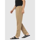 Beige Solid Regular Fit Trousers (Various Sizes)