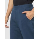 Navy Blue Regular Fit Classic Solid Joggers Trousers (VOJOGYOKE)