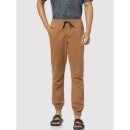 Tan Solid Regular Fit Trousers (Various Sizes)