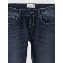 Navy Blue Jean Slim Fit Low-Rise Light Fade Jeans (COFLY)