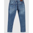 Blue Jean Slim Fit Low-Rise Heavy Fade Jeans (COFLY)