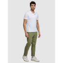 Men's Olive Solid Chinos (Various Sizes)