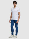 Blue Cotton Jean Skinny Fit Stretchable Jeans (COECOSTONE225)