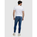 Blue Cotton Jean Skinny Fit Mildly Distressed Light Fade Stretchable Jeans (COBOFLY2)