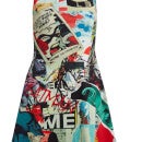 Supasuta x Batman Torn Collage Skater Dress