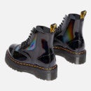Dr. Martens Women's Sinclair Rainbow Patent Leather Boots