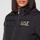 EA7 Train Eco Down Shell Hooded Jacket