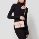 Pinko Love One Mini DC Quilted Leather Shoulder Bag
