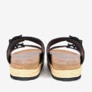 Barbour Pamela Stitched Double Strap Leather Sandals - UK 3