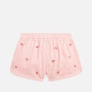 Polo Ralph Lauren Girls' Embroidered Cotton-Twill Shorts