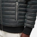 Moose Knuckles Air Down Quilted Shell Bomber Jacket - S