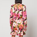 Never Fully Dressed Printed Crepe Mini Dress - UK 6