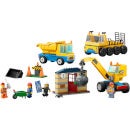 LEGO City: Construction Trucks & Wrecking Ball Crane Toys (60391)