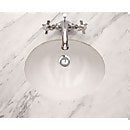Bathstore Savoy 600mm Floorstanding Vanity Unit and Basin, Marble Worktop - Light Grey