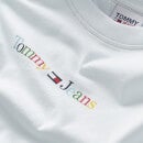 Tommy Jeans Serif Linear Cotton-Jersey T-Shirt - XS