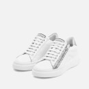 Valentino Women's Stan Sunner Side Zip Leather Cupsole Trainers - UK 3