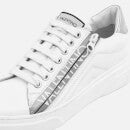 Valentino Women's Stan Sunner Side Zip Leather Cupsole Trainers - UK 3